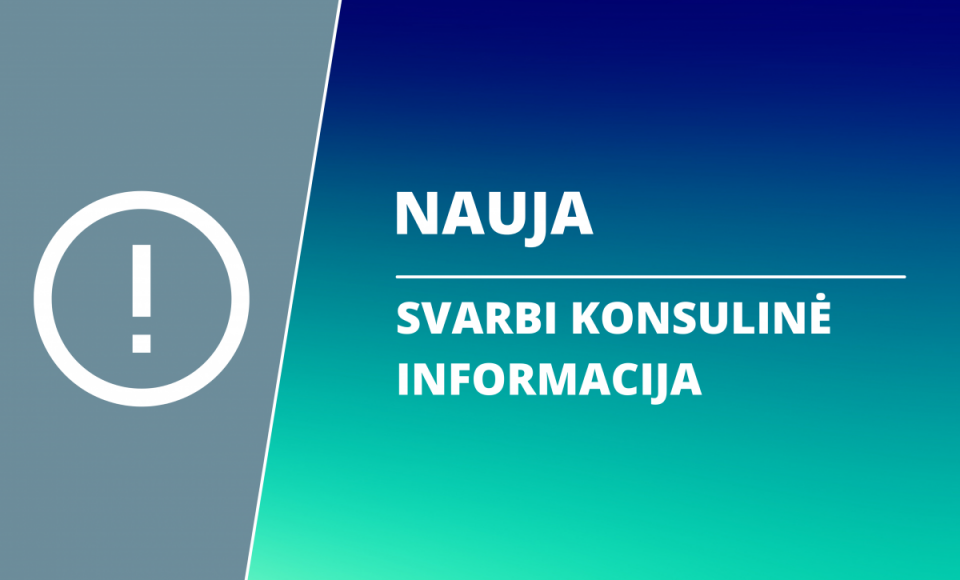 Svarbi konsulinė informacija vykstantiems į Šveicarijoje vyksiančią Euroviziją